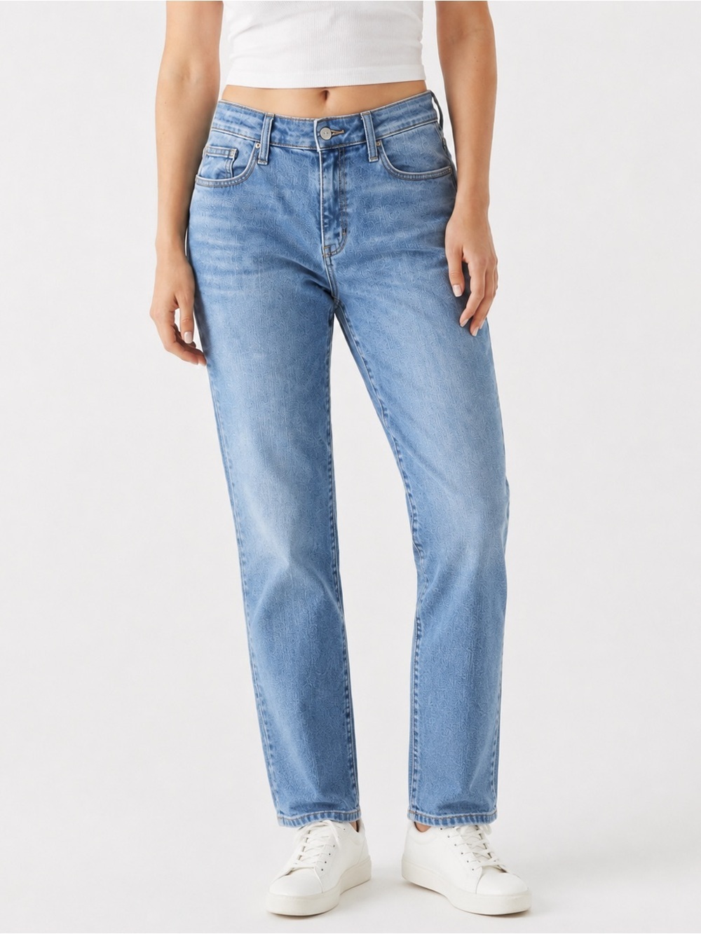 Judy Blue Boyfriend Fit Jeans Women 7/28 Light Wash Stretch Denim